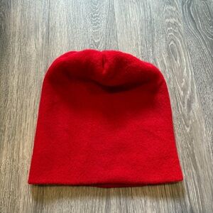 Vintage Turtle Fur Vibrant Red Kids Beanie